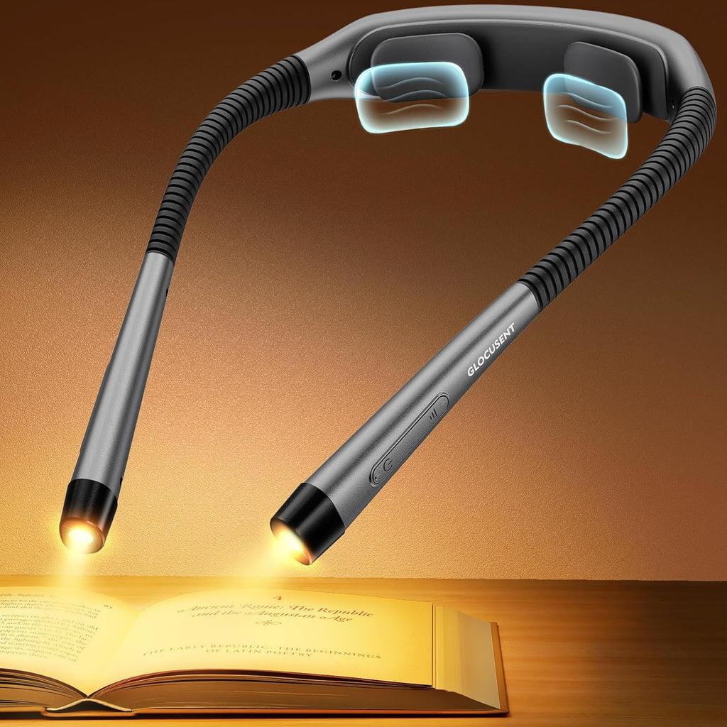 Glocusent Ergonomic LED Reading Neck Light