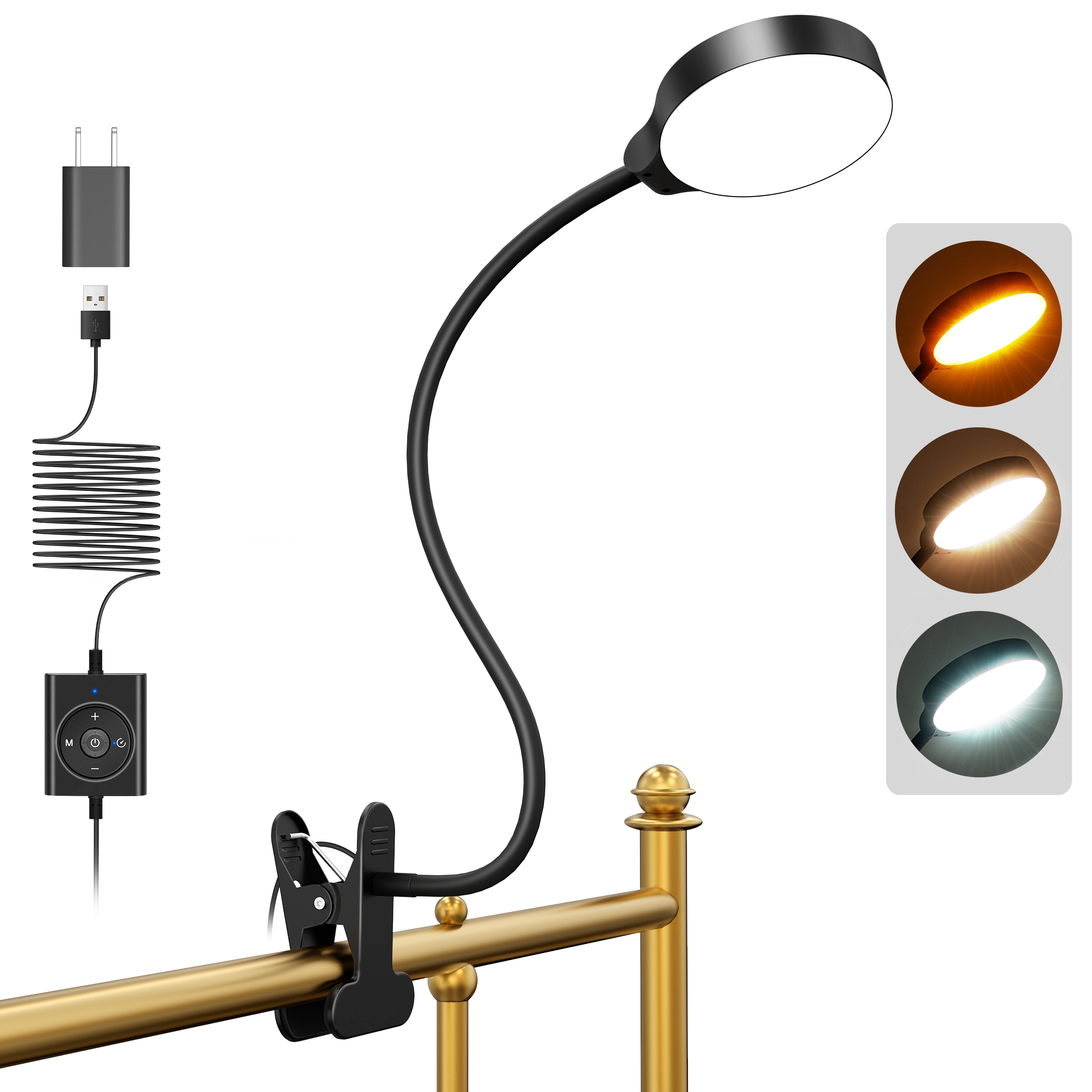 Glocusent 5-Unit Reading Lights Bundle for Ladies