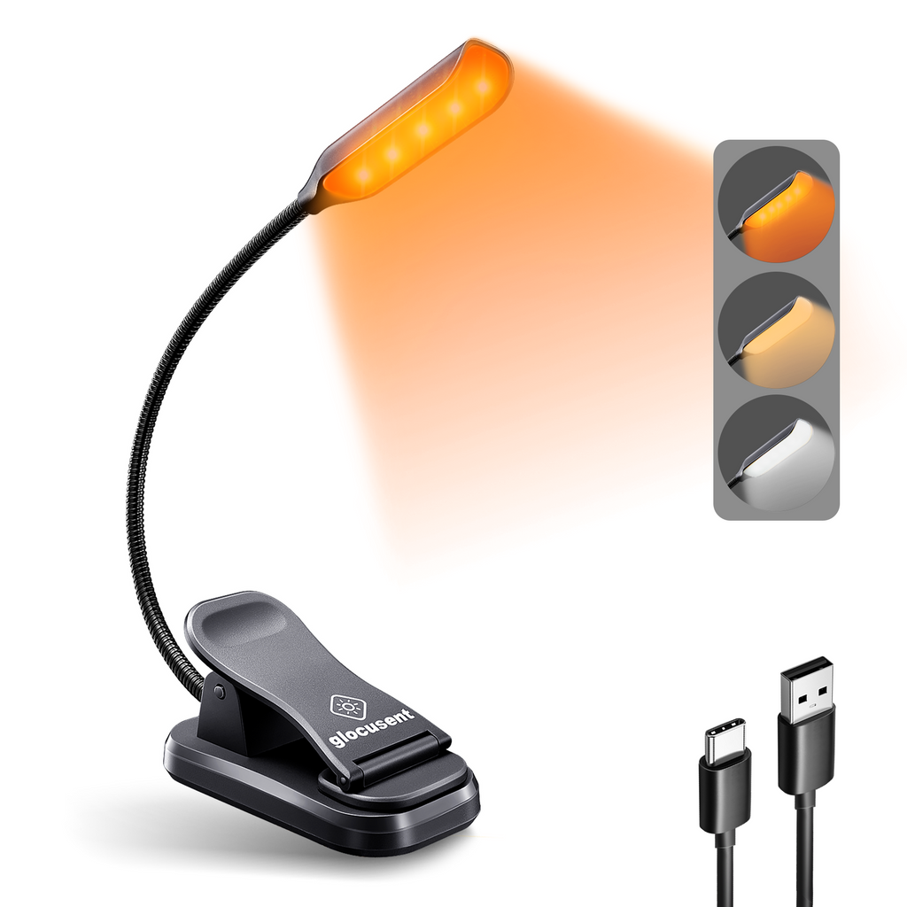 Glocusent Pocket-sized Clip-on Reading Light