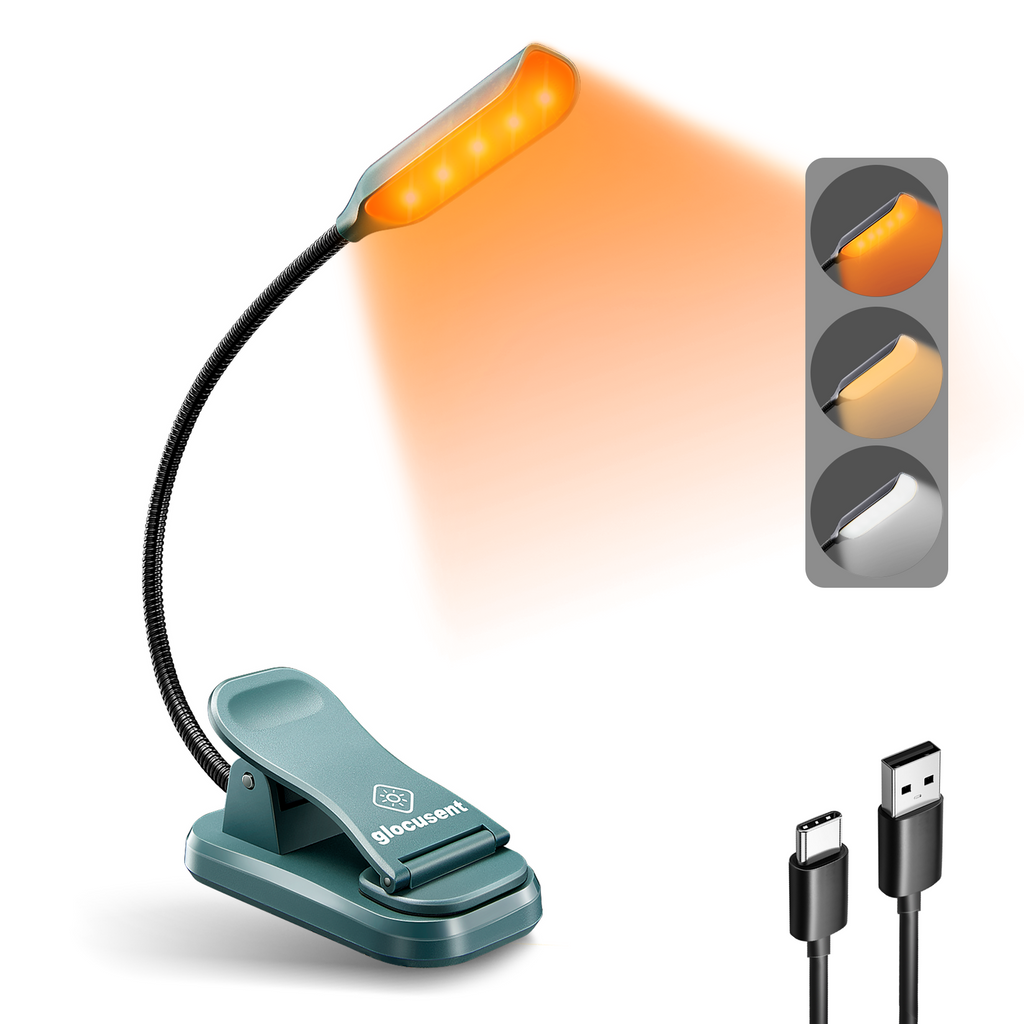 Glocusent Pocket-sized Clip-on Reading Light