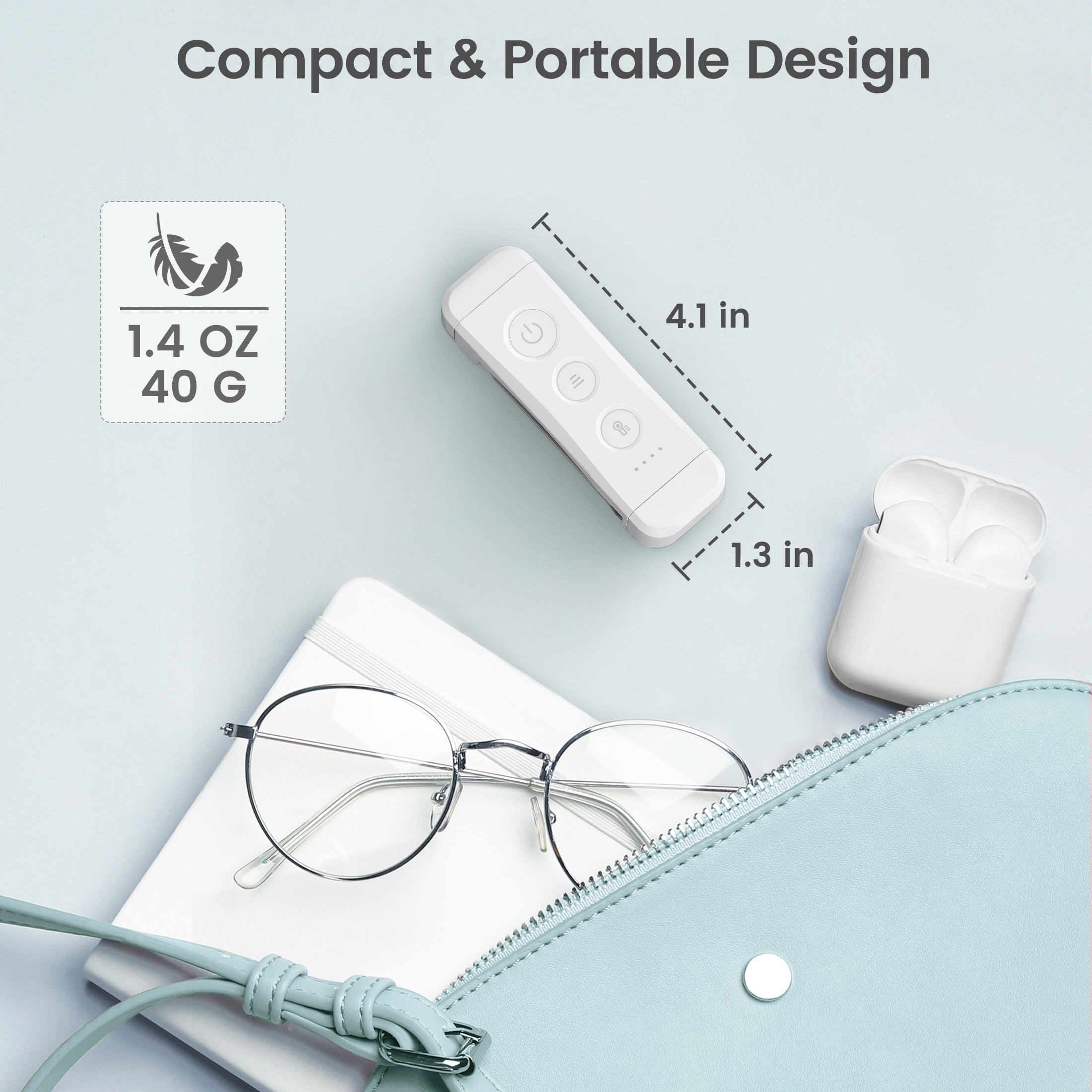 Glocusent Bookmark Style Reading Light