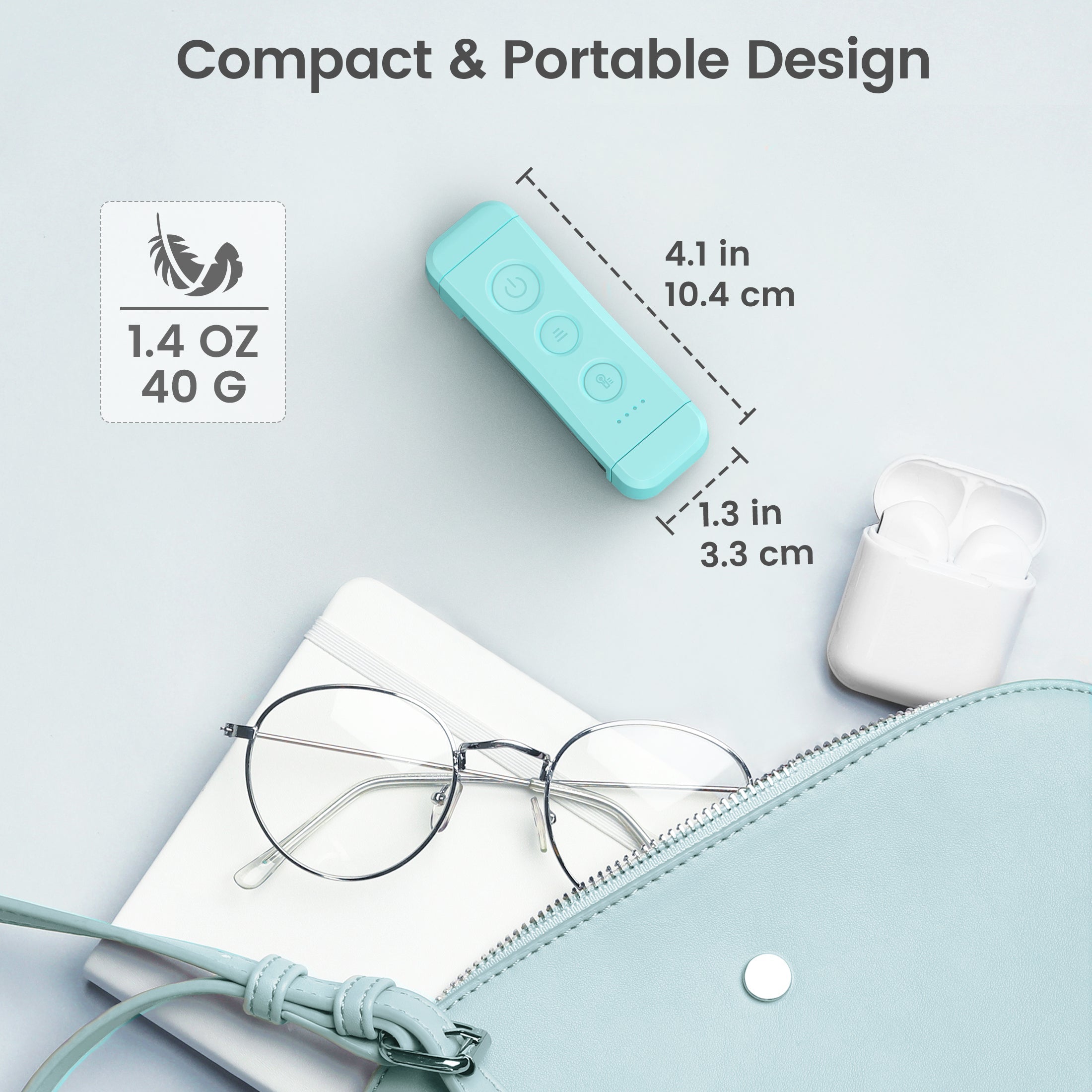 Glocusent Bookmark Style Reading Light