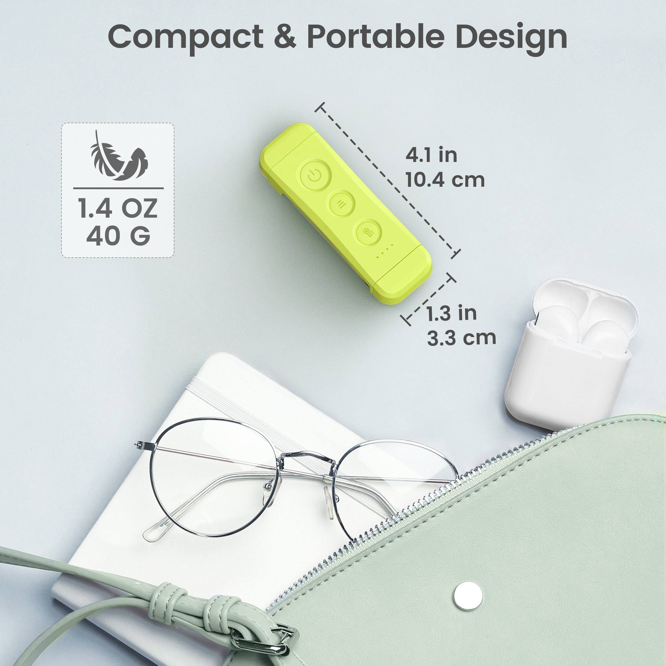 Glocusent Bookmark Style Reading Light