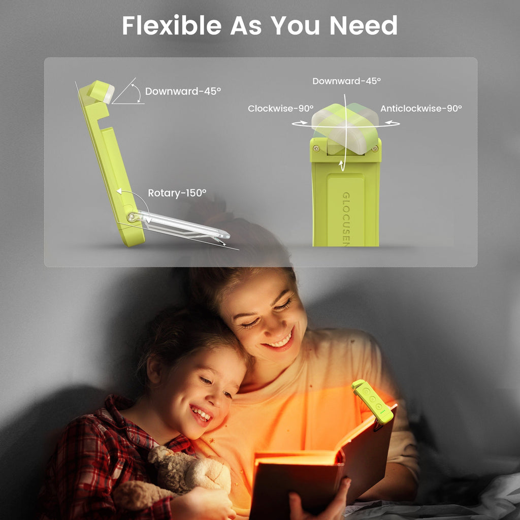 Glocusent Bookmark Style Reading Light