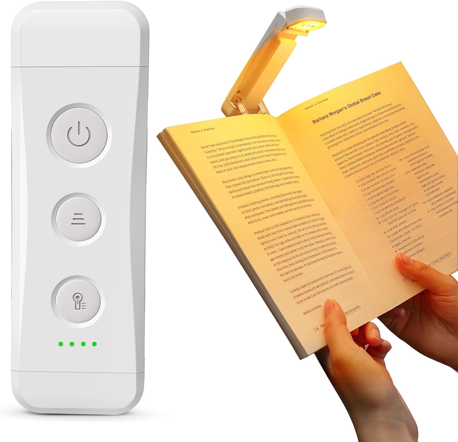 Glocusent Pro Bookmark Style Reading Light