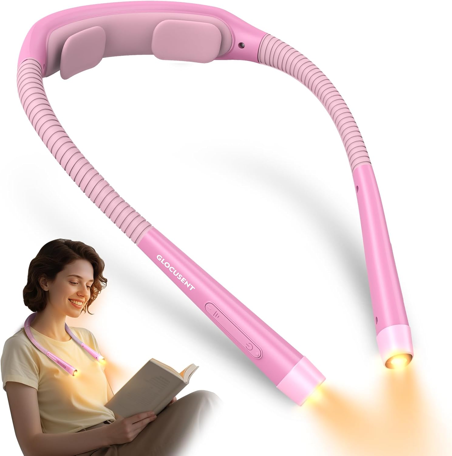 Glocusent Ergonomic LED Reading Neck Light
