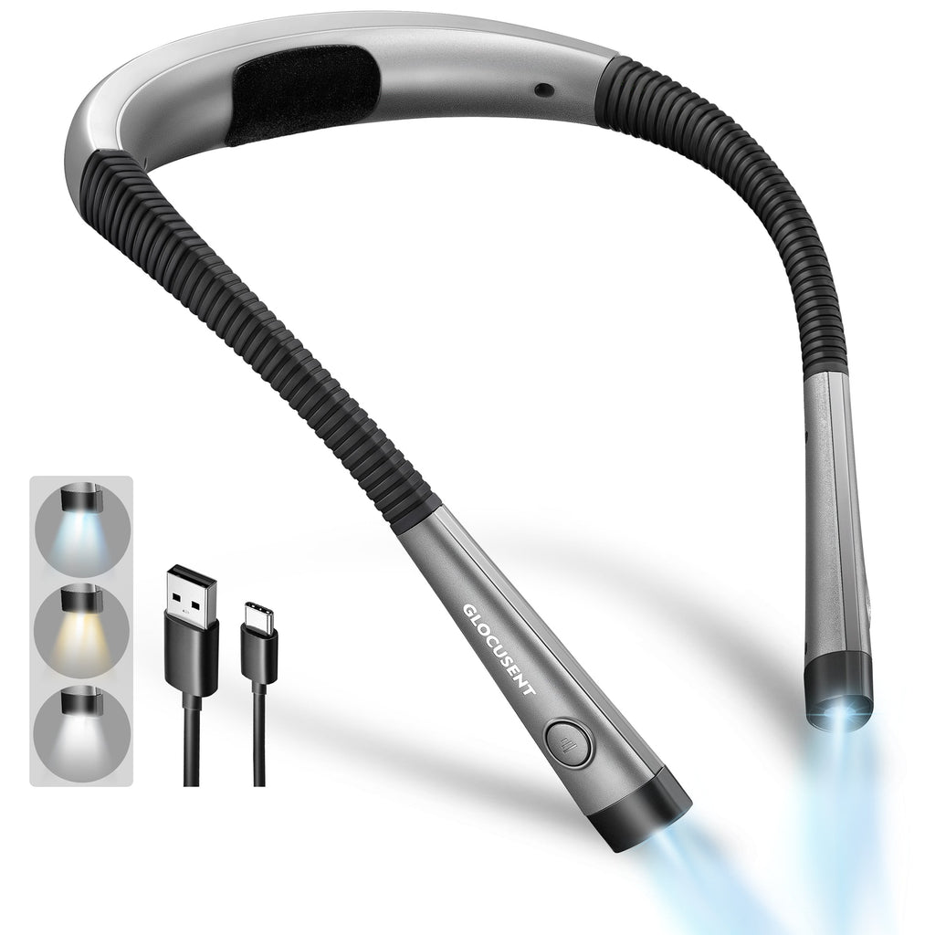 Glocusent 4-Unit Reading Lights Set for Family