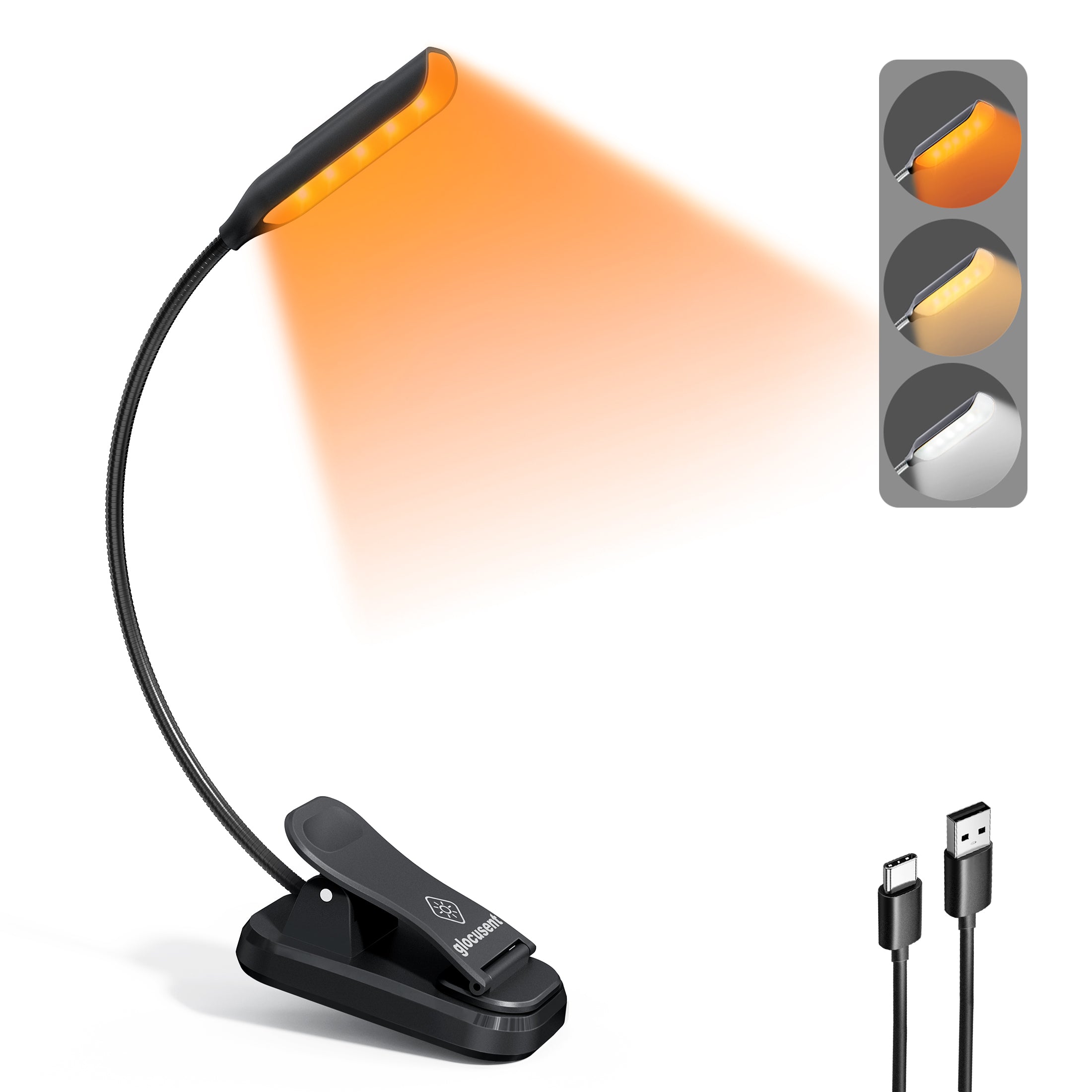 Glocusent 5-Unit Reading Lights Bundle for Men