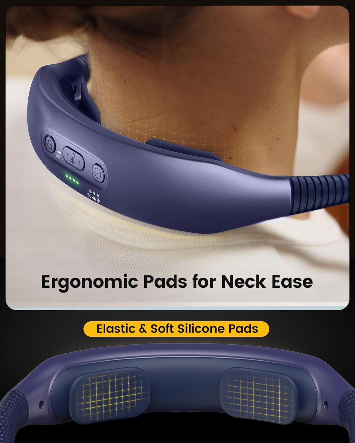Glocusent Ergonomic LED Reading Neck Light