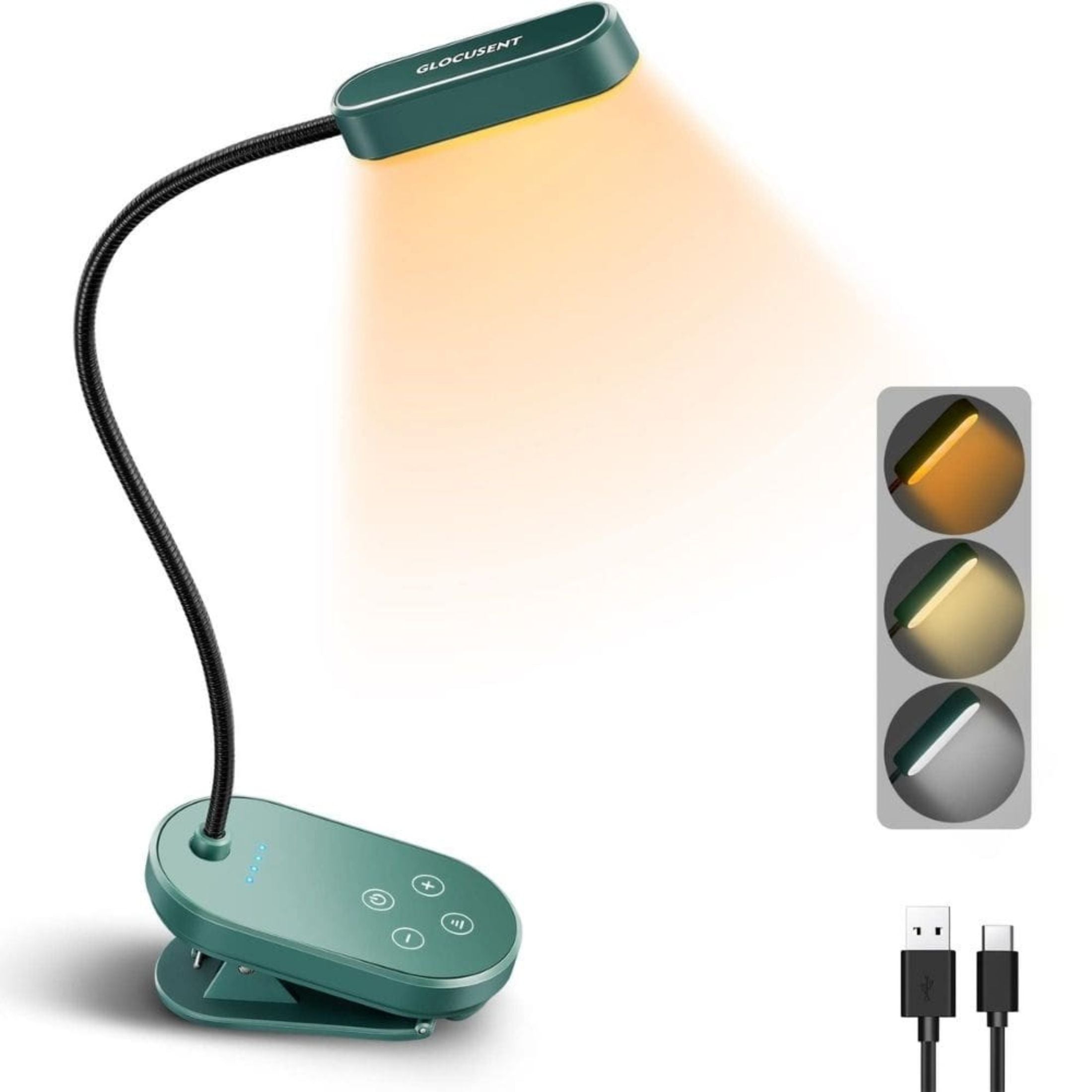 Glocusent Mini Clip-On Reading Light | Amazon Hot New Release