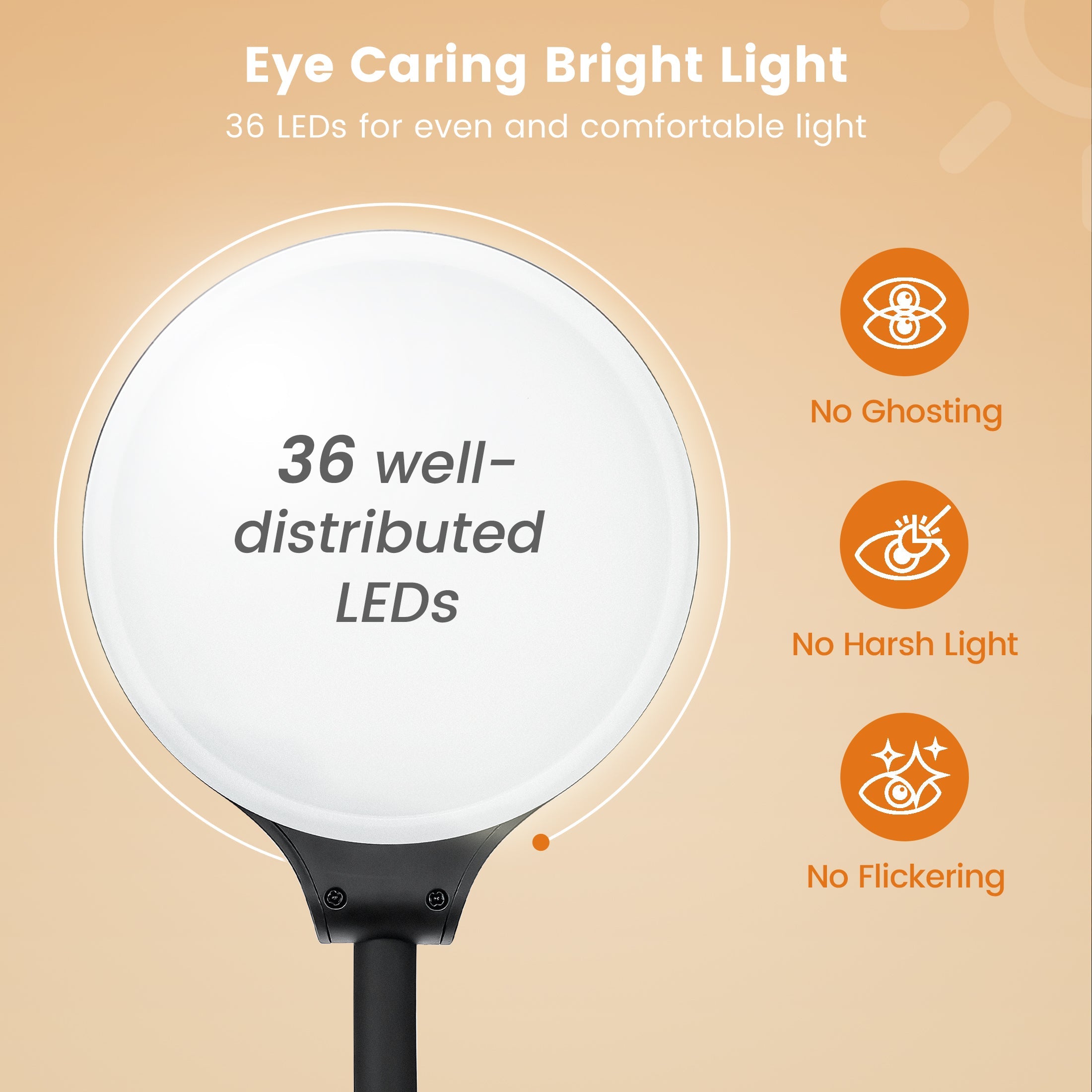 Glocusent 3-Unit Reading Lights Set