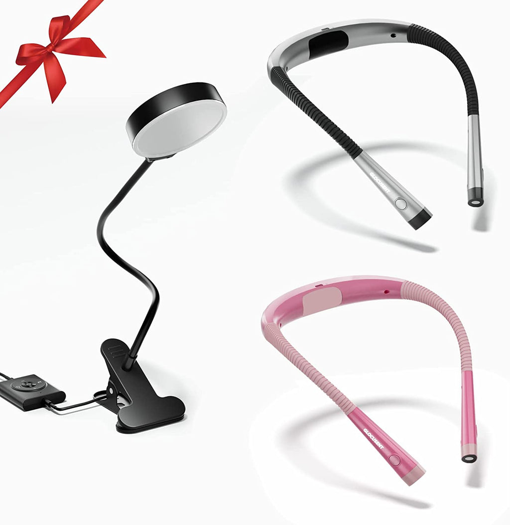 Glocusent 3-Unit Reading Lights Set