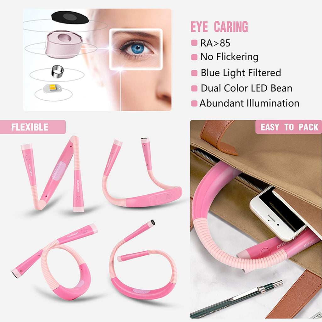 Glocusent Original LED Neck Reading Light