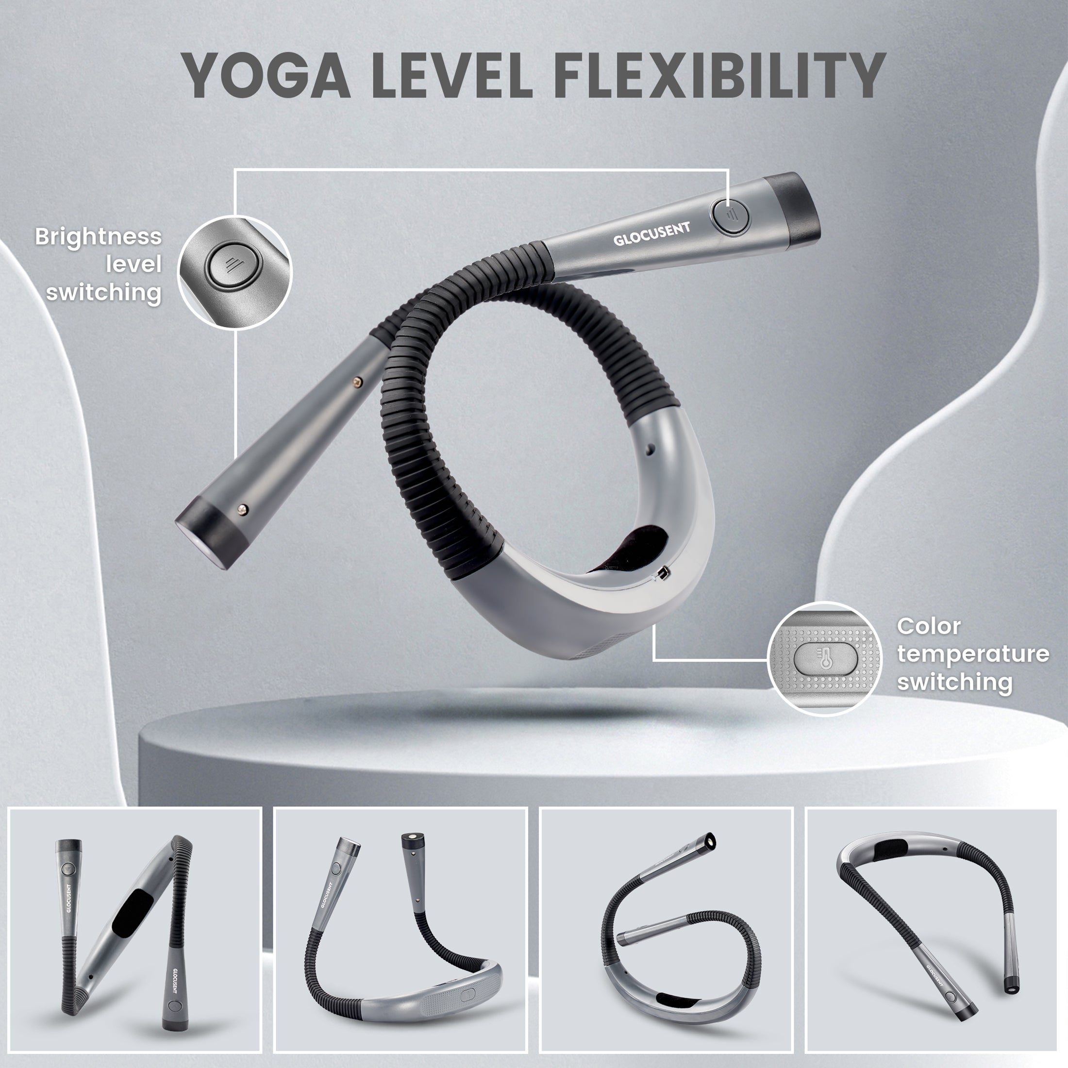 Glocusent Original LED Neck Reading Light