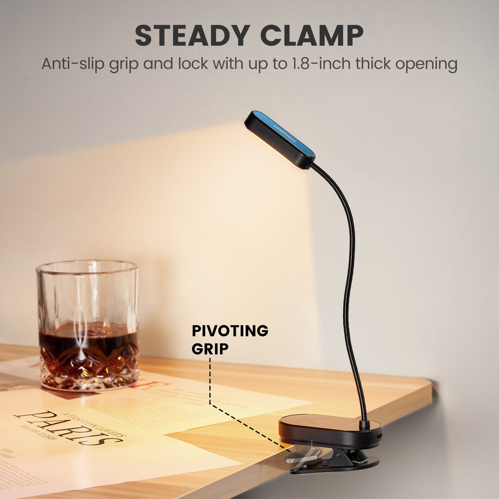 Glocusent Mini Clip-On Reading Light | Amazon Hot New Release