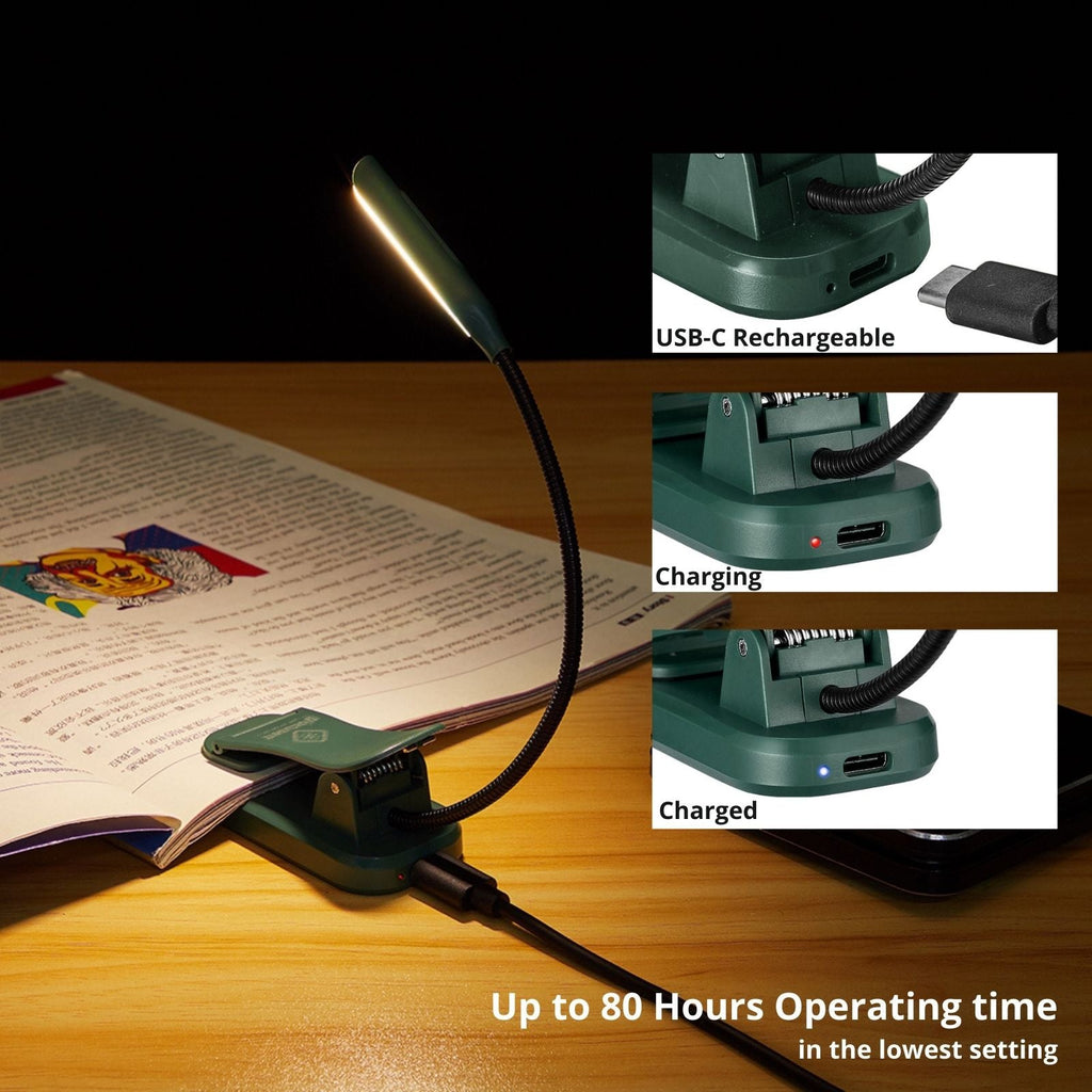 Glocusent Pocket-sized Clip-on Reading Light