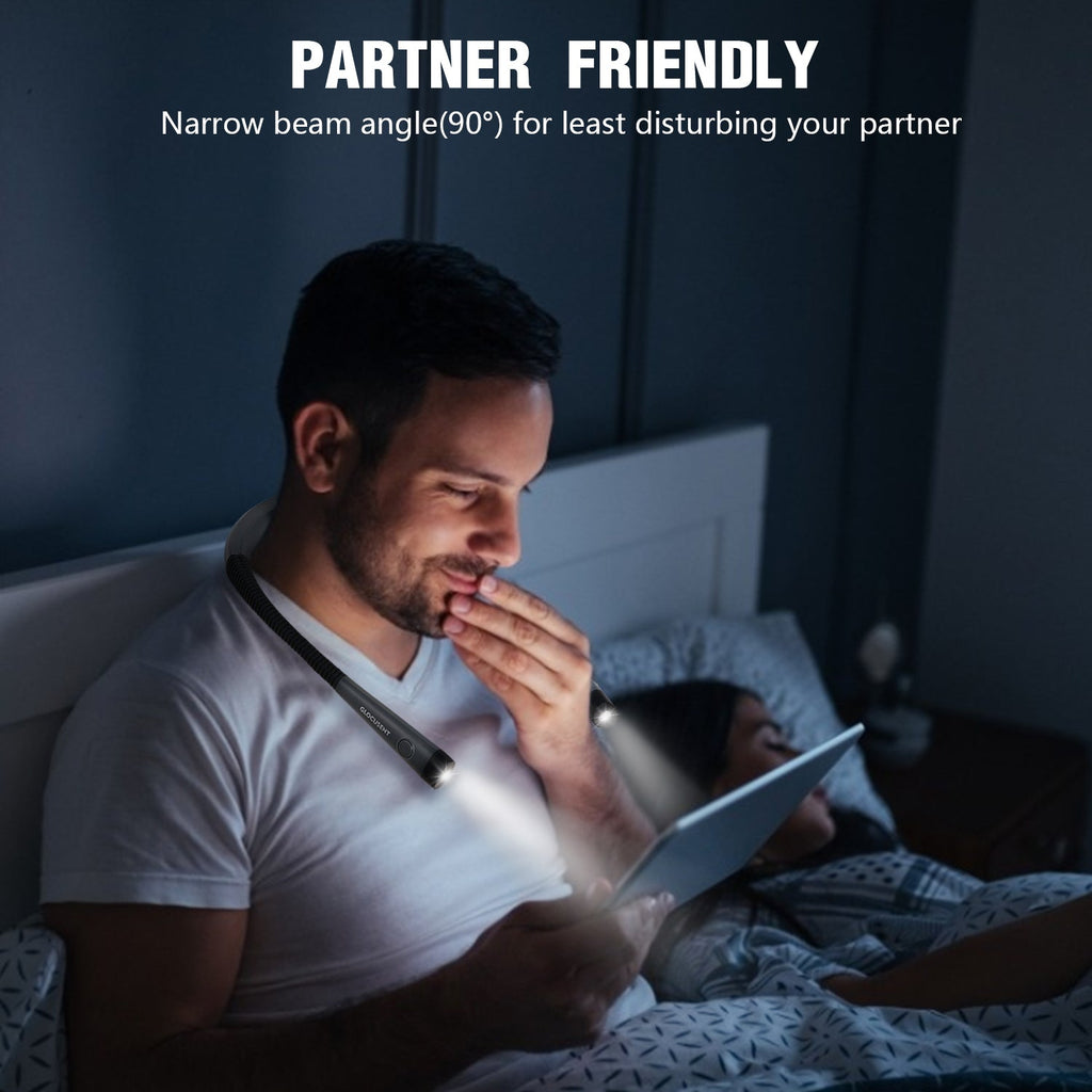 Glocusent Original LED Neck Reading Light