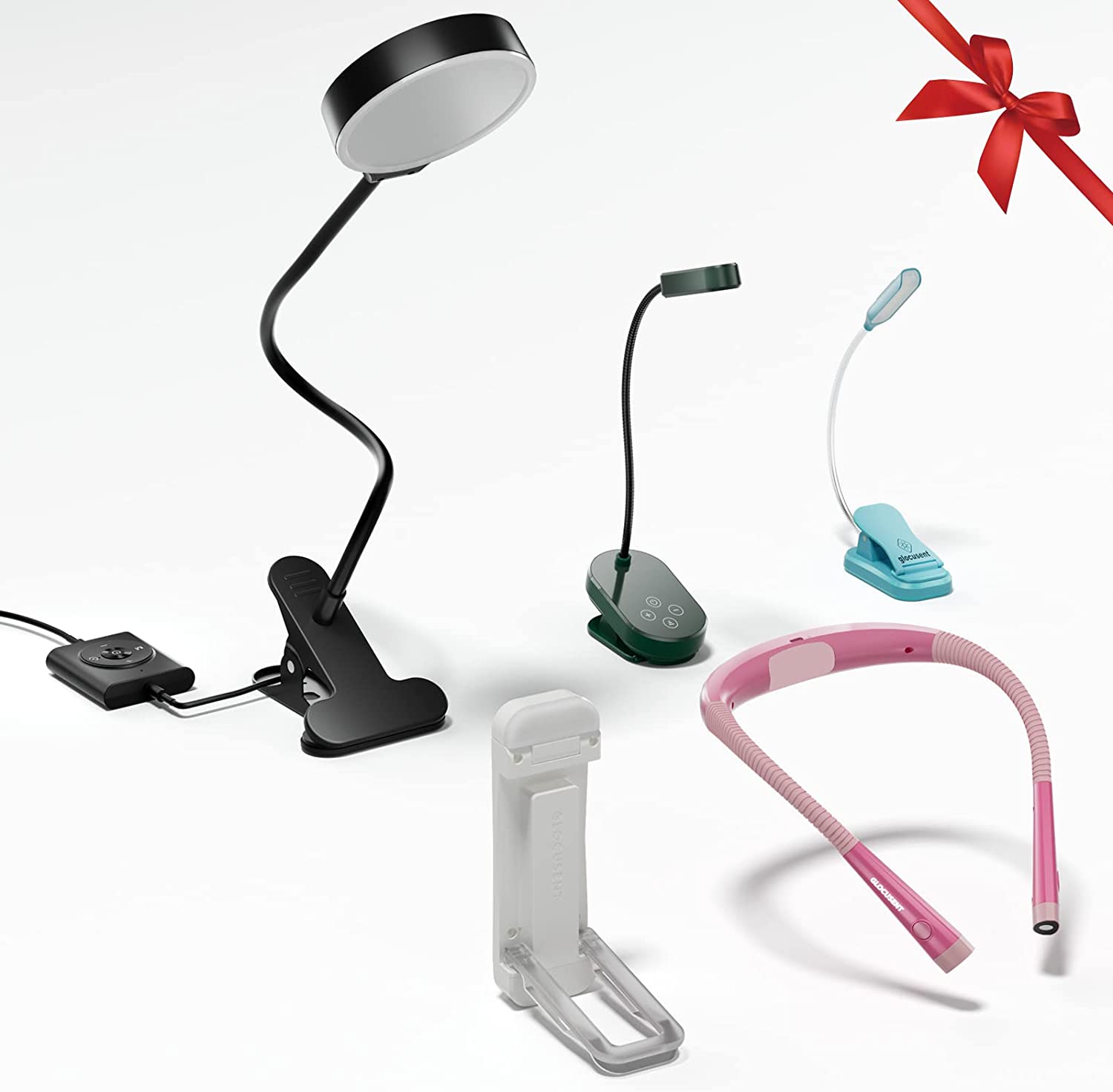 Glocusent 5-Unit Reading Lights Bundle for Ladies