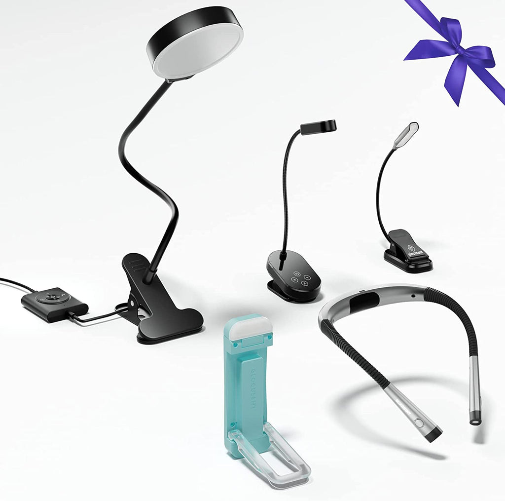 Glocusent 5-Unit Reading Lights Bundle for Men