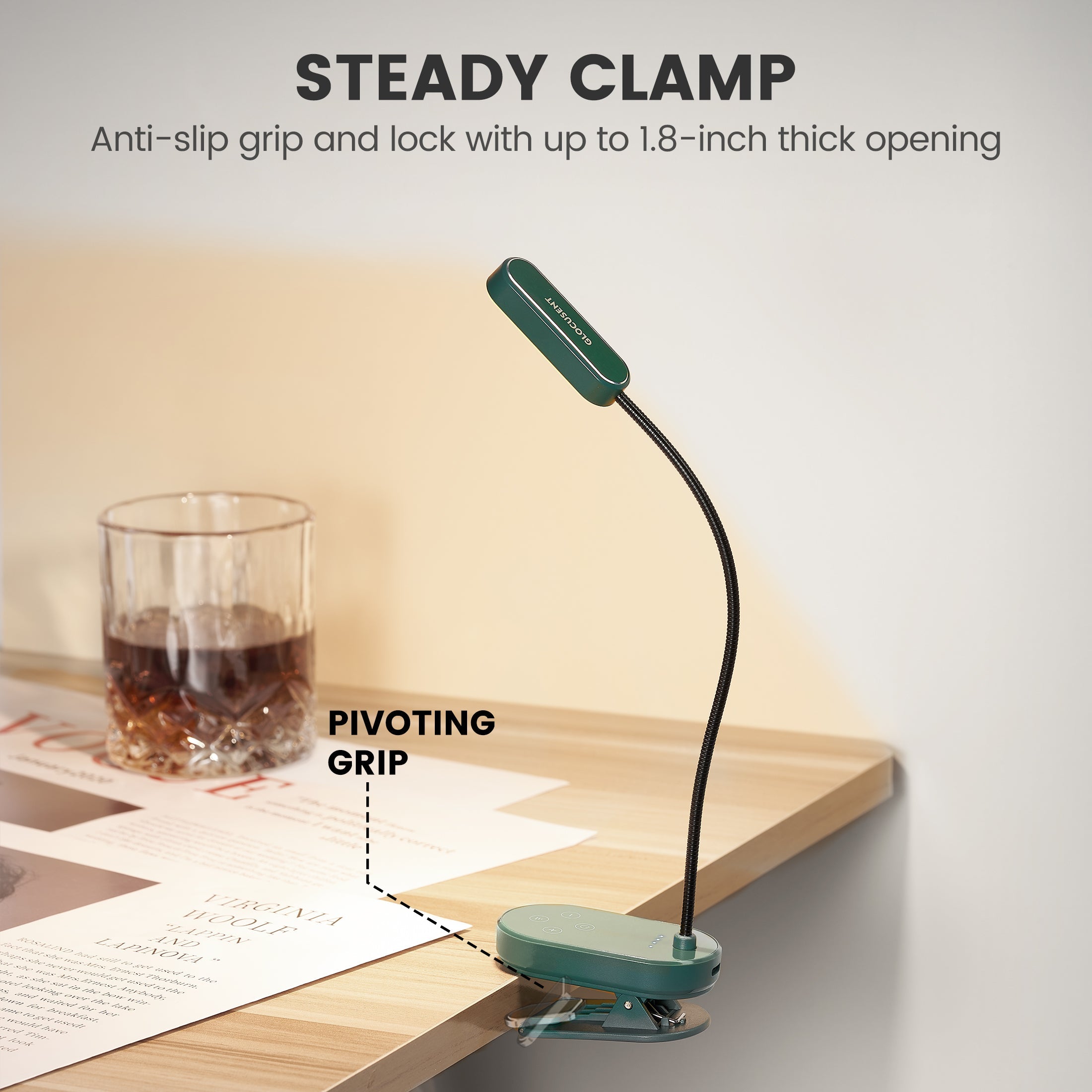 Glocusent Mini Clip-On Reading Light | Amazon Hot New Release