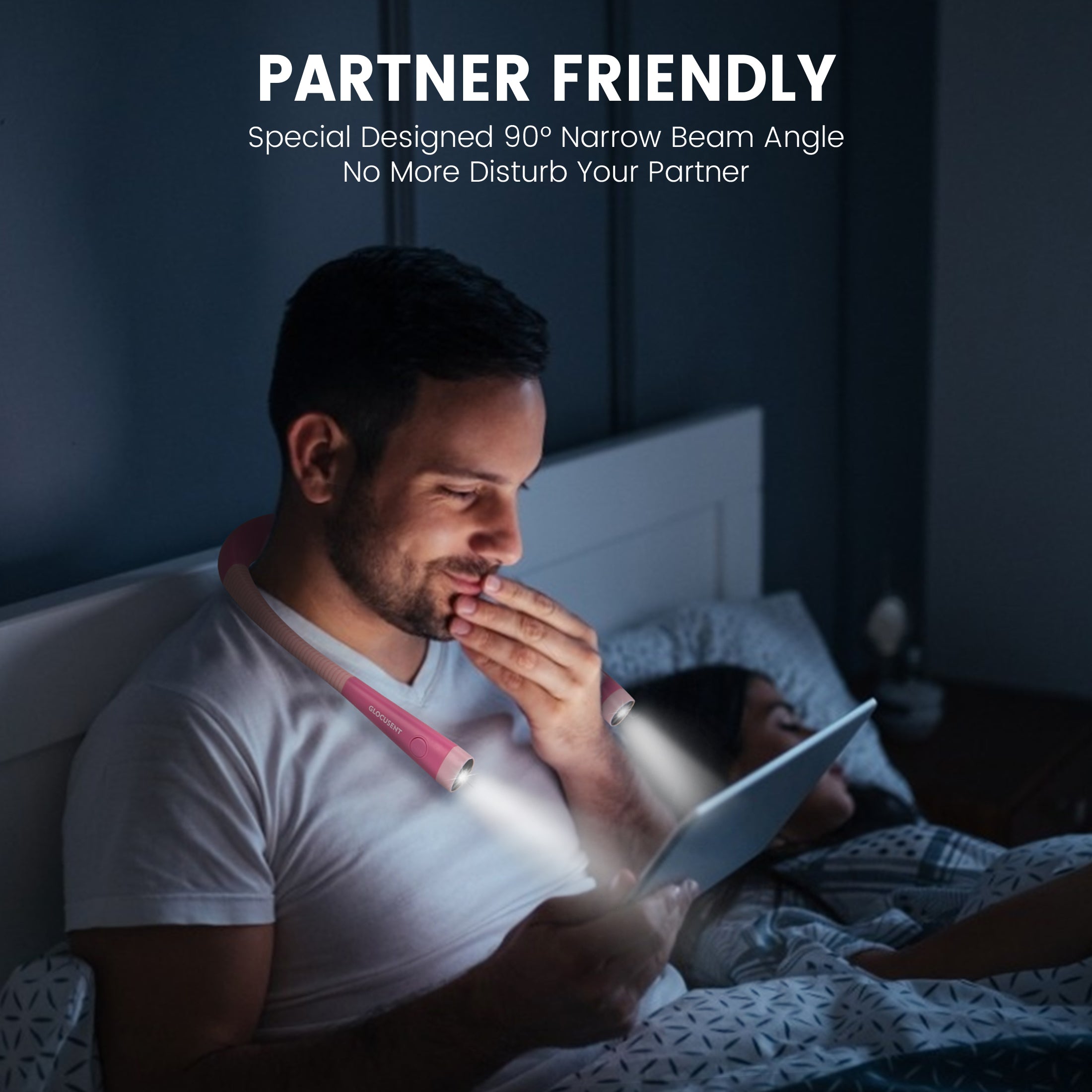 Glocusent Original LED Neck Reading Light