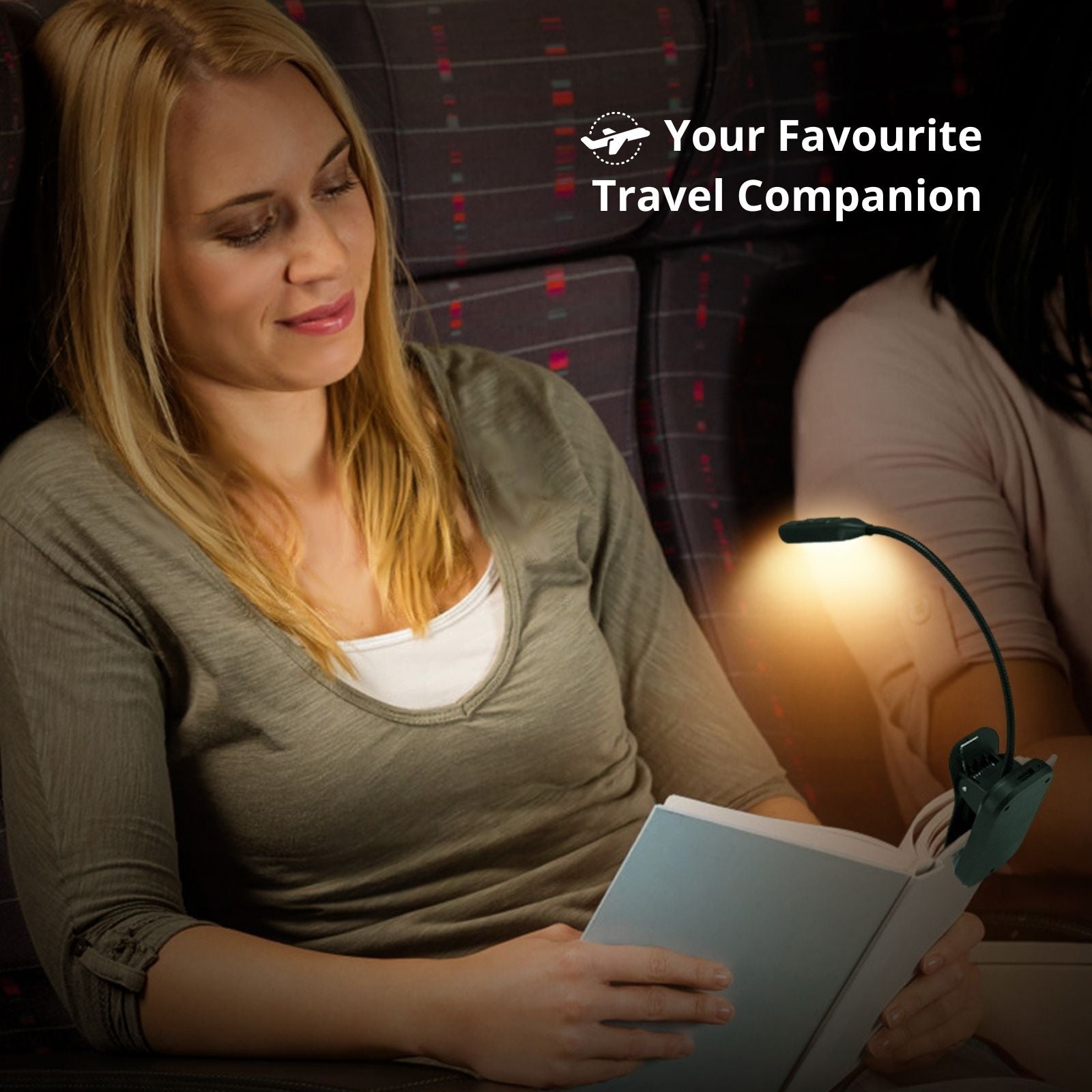 Glocusent Pocket-sized Clip-on Reading Light