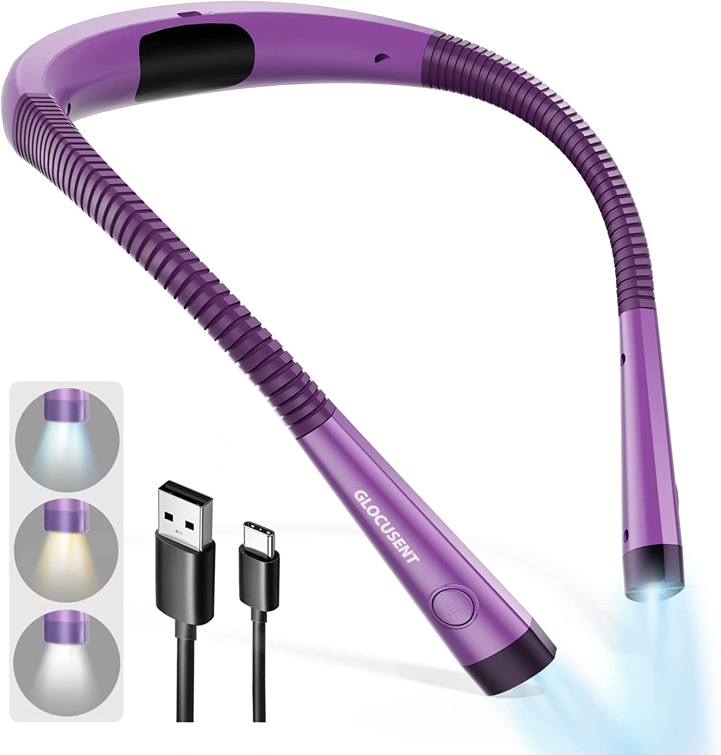 Glocusent Original LED Neck Reading Light