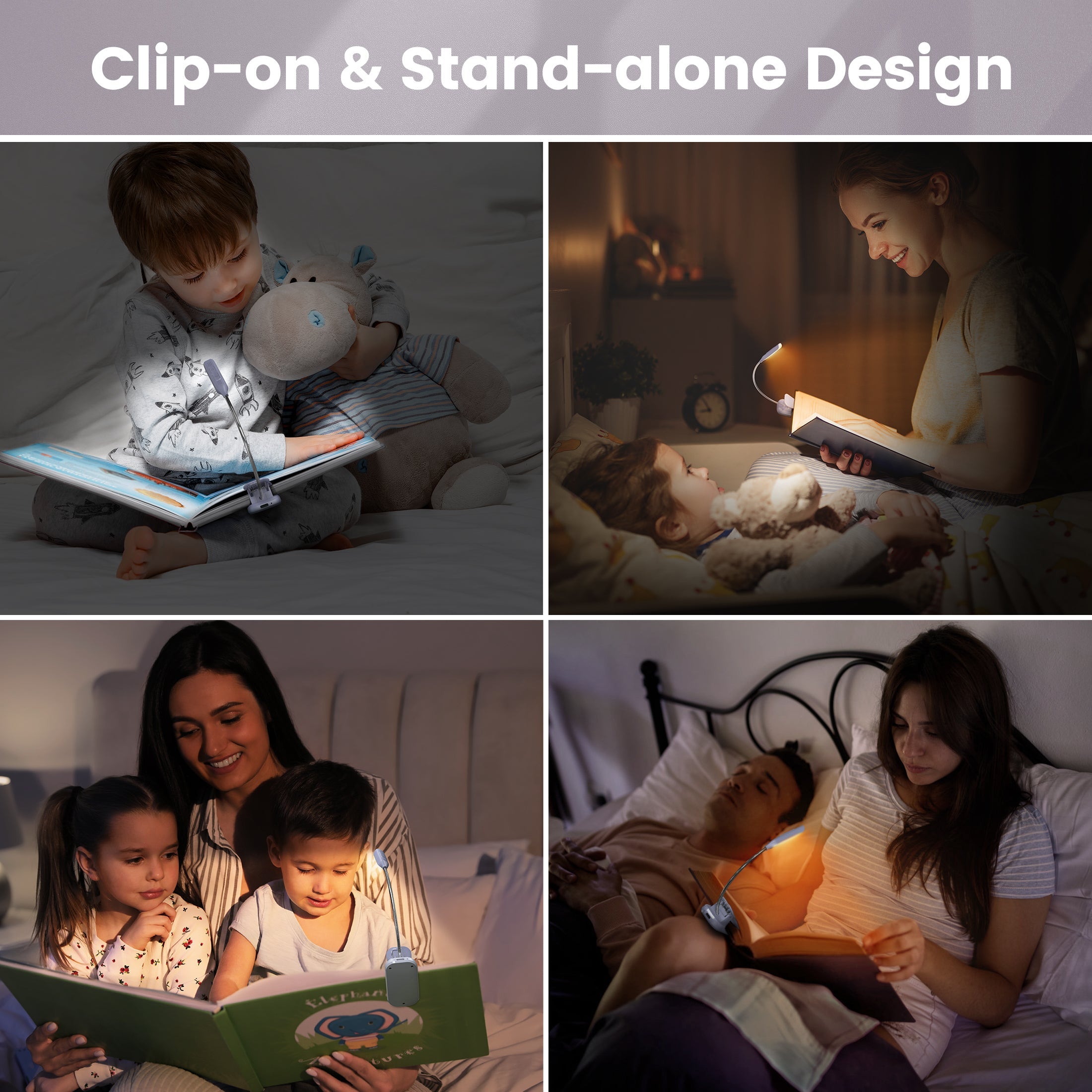 Glocusent Pocket-sized Clip-on Reading Light