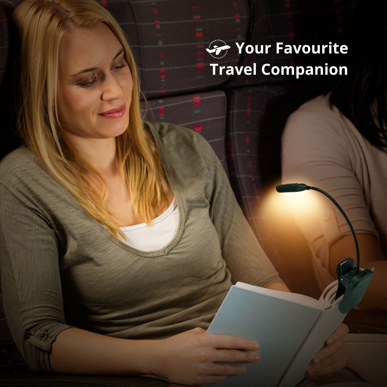 Glocusent Pocket-sized Clip-on Reading Light