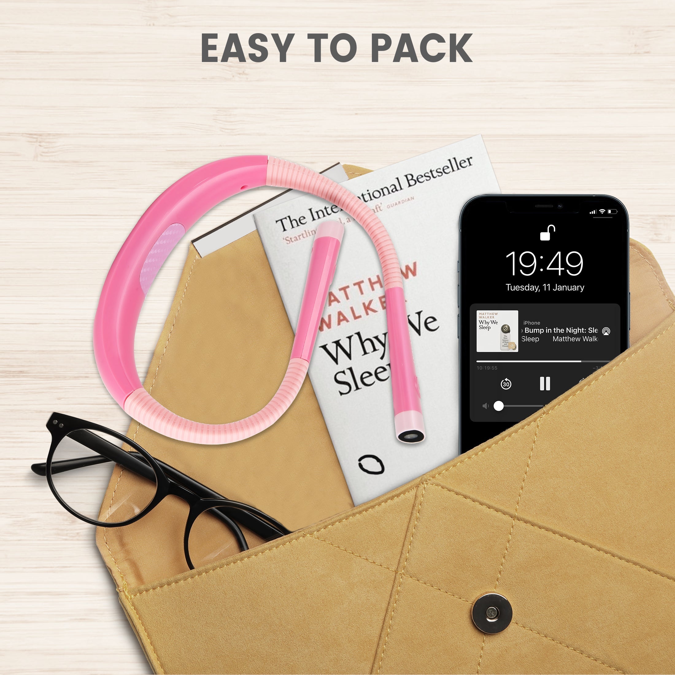 Glocusent Original LED Neck Reading Light