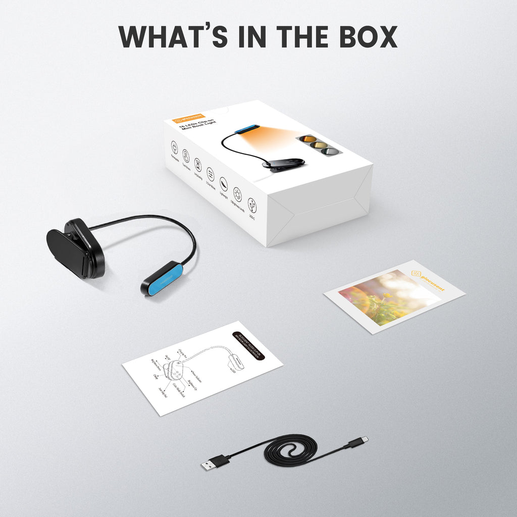 Glocusent Mini Clip-On Reading Light | Amazon Hot New Release
