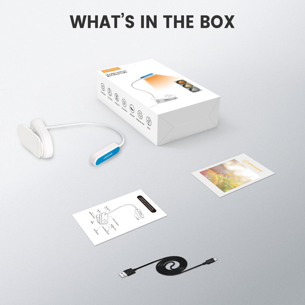Glocusent Mini Clip-On Reading Light | Amazon Hot New Release