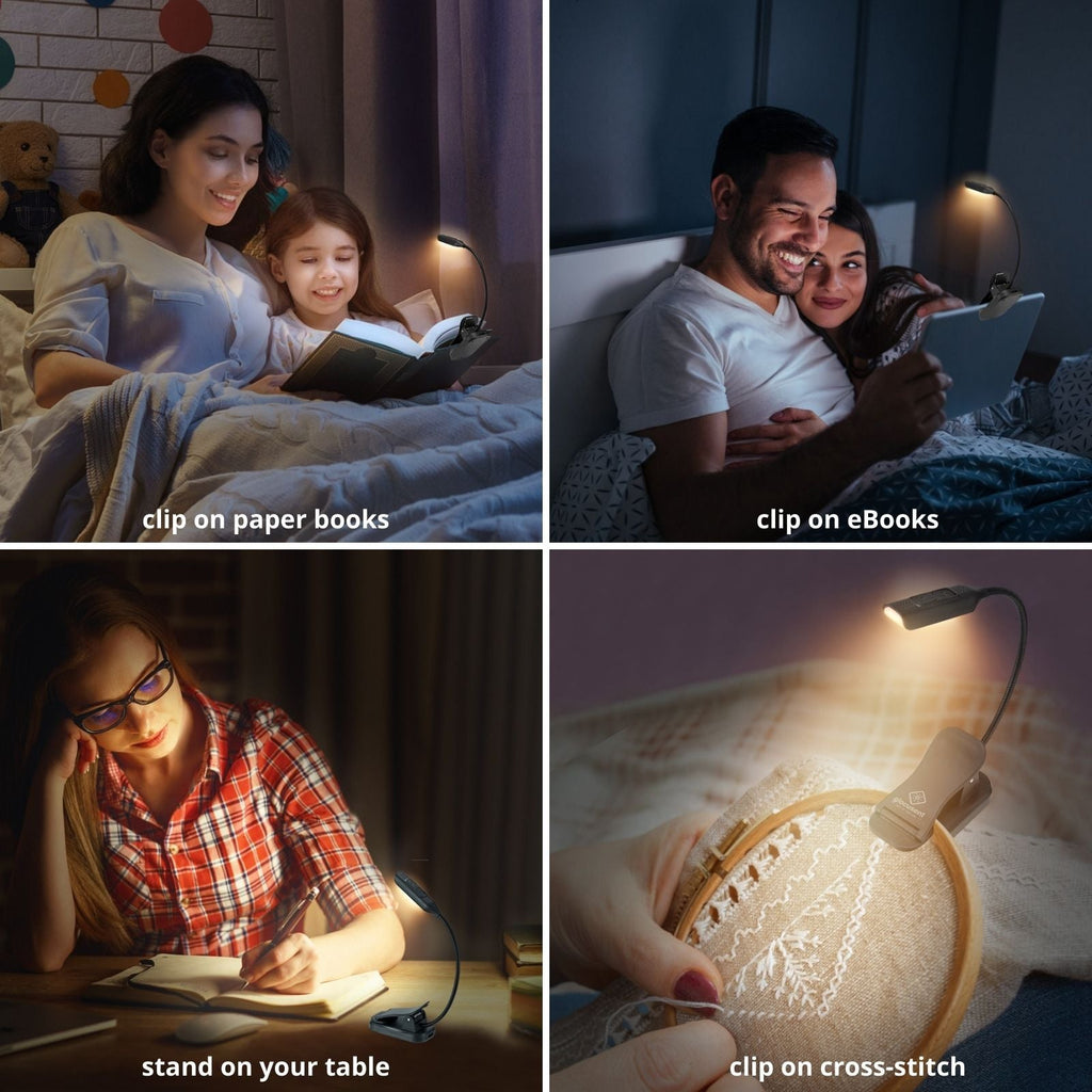 Glocusent Pocket-sized Clip-on Reading Light