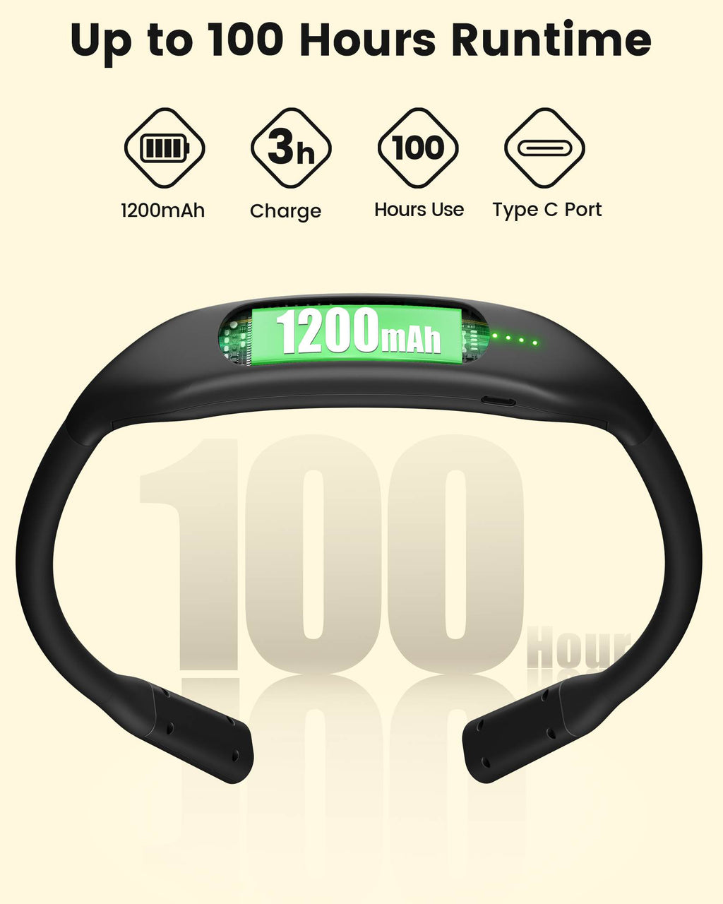 Glocusent Slim Curve Neck Reading Light