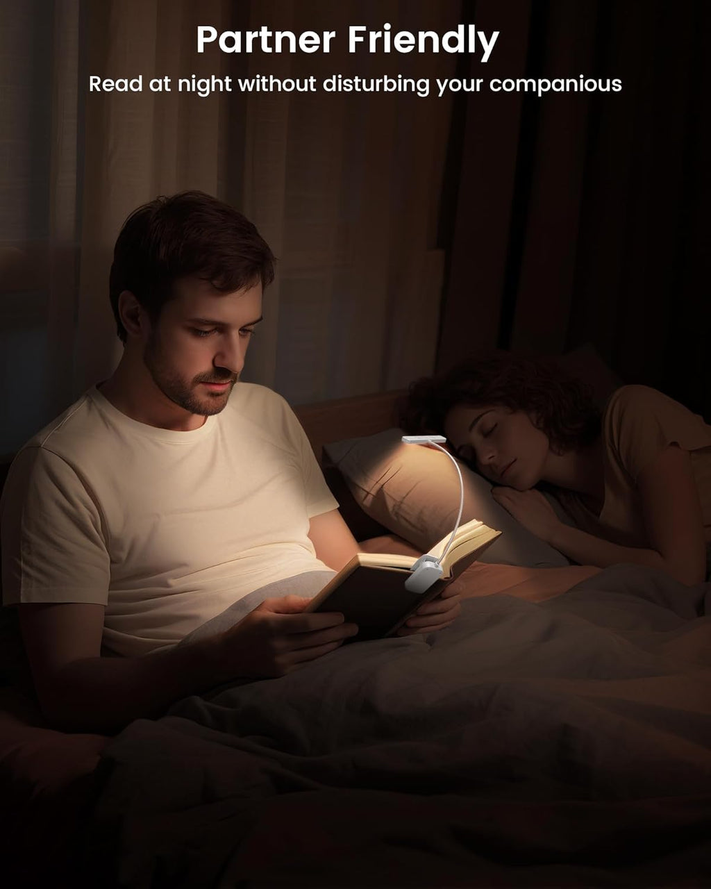 Glocusent 26 LED Clip on Reading Light