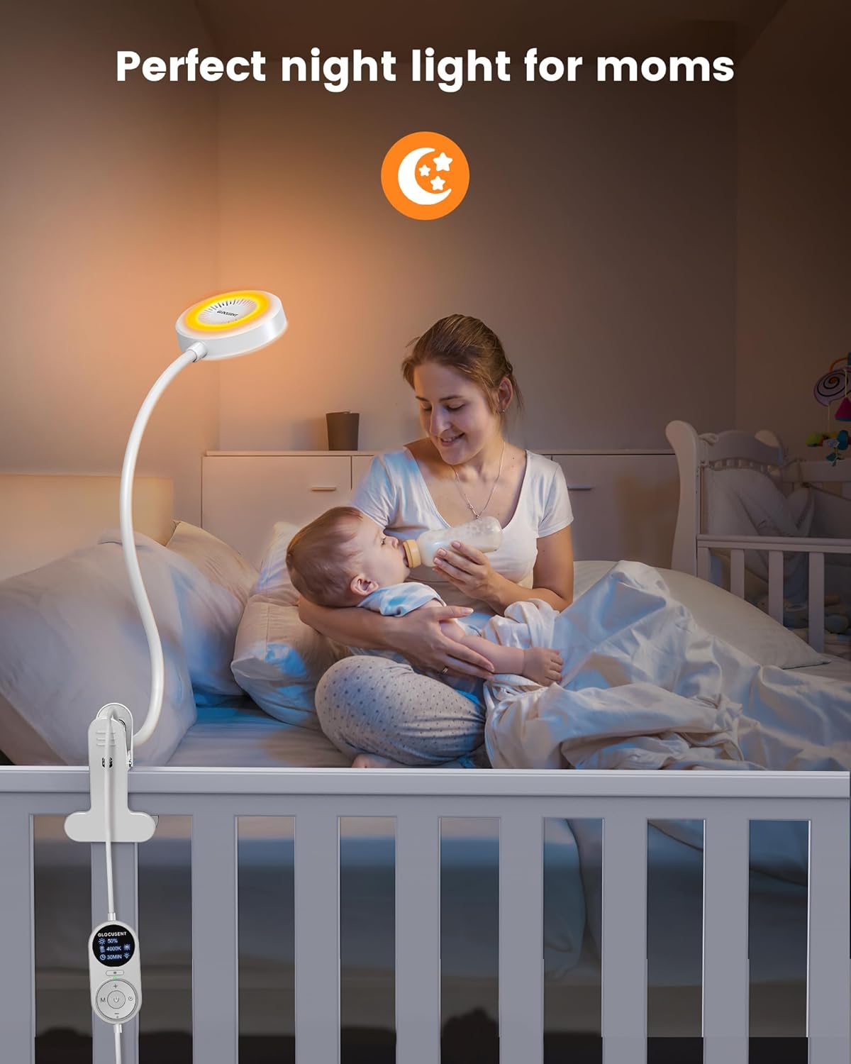 Glocusent 72 LED Clip-on Reading Light
