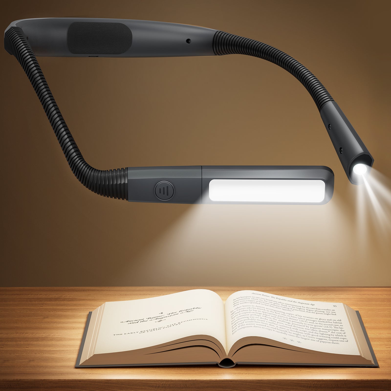 Glocusent Dual-Beam Ergonomic LED Neck Light