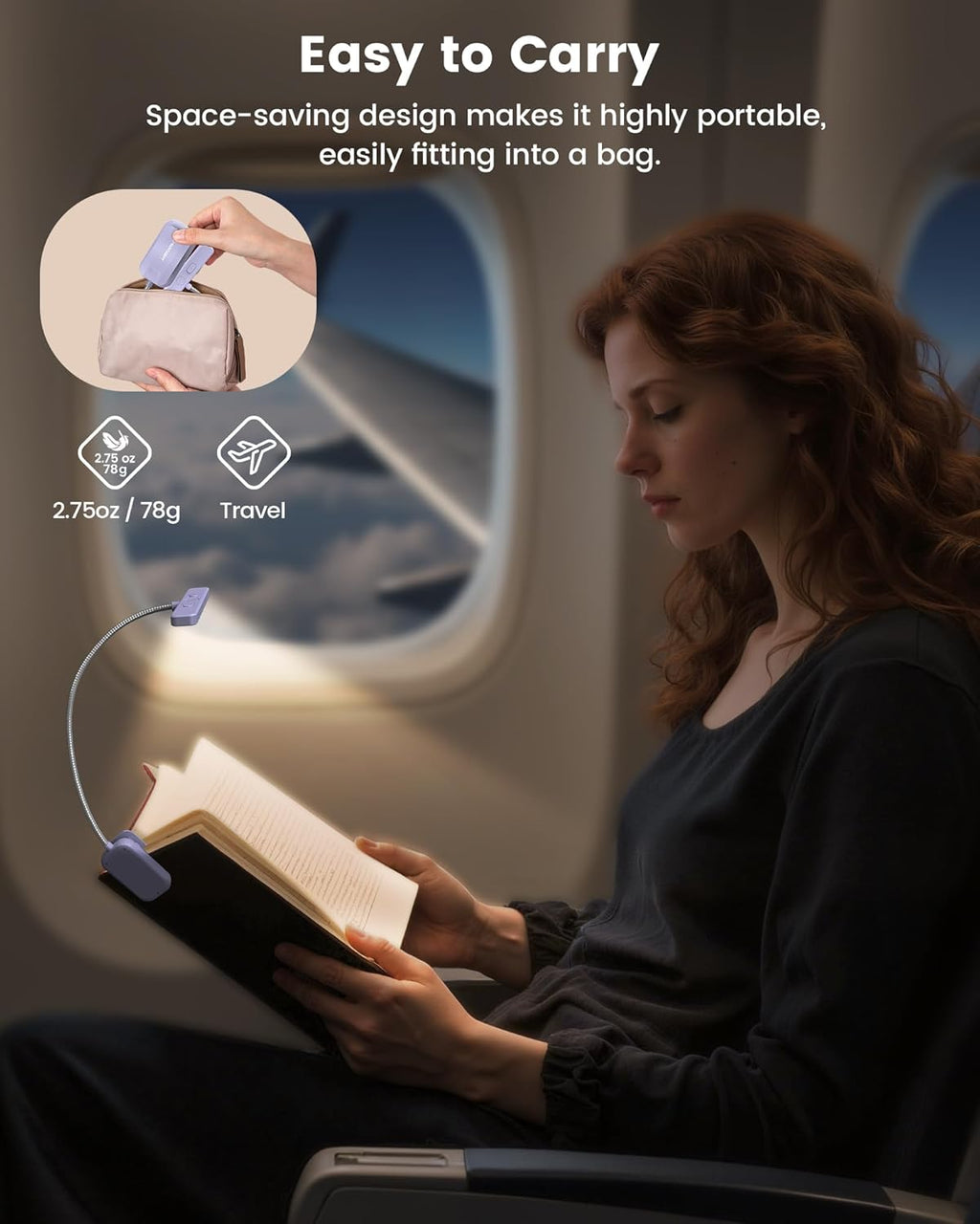 Glocusent 26 LED Clip on Reading Light