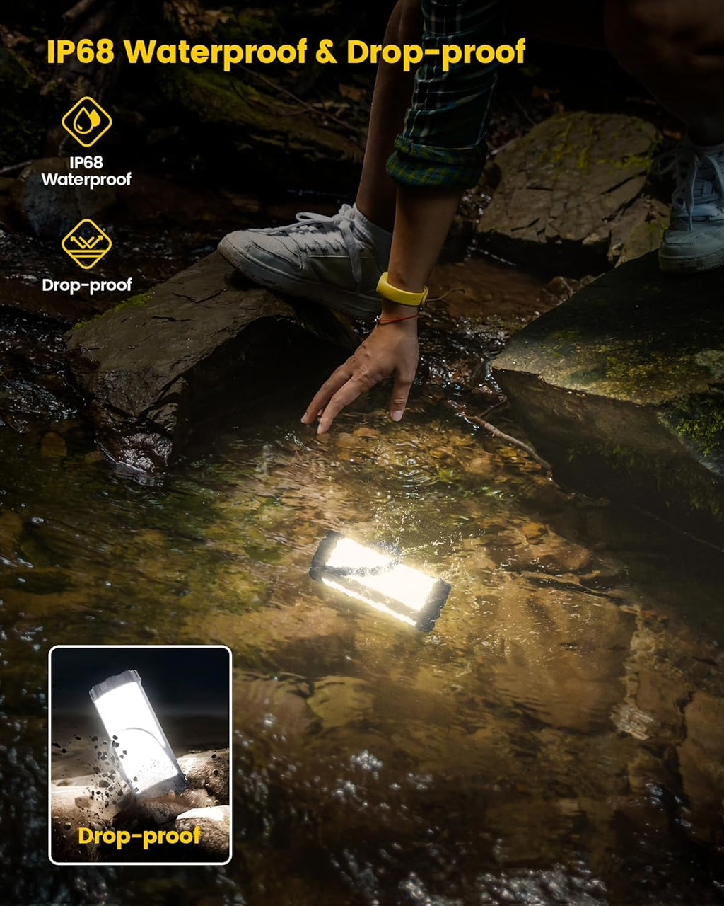 Glocusent Survival Camping Lantern & Emergency Light